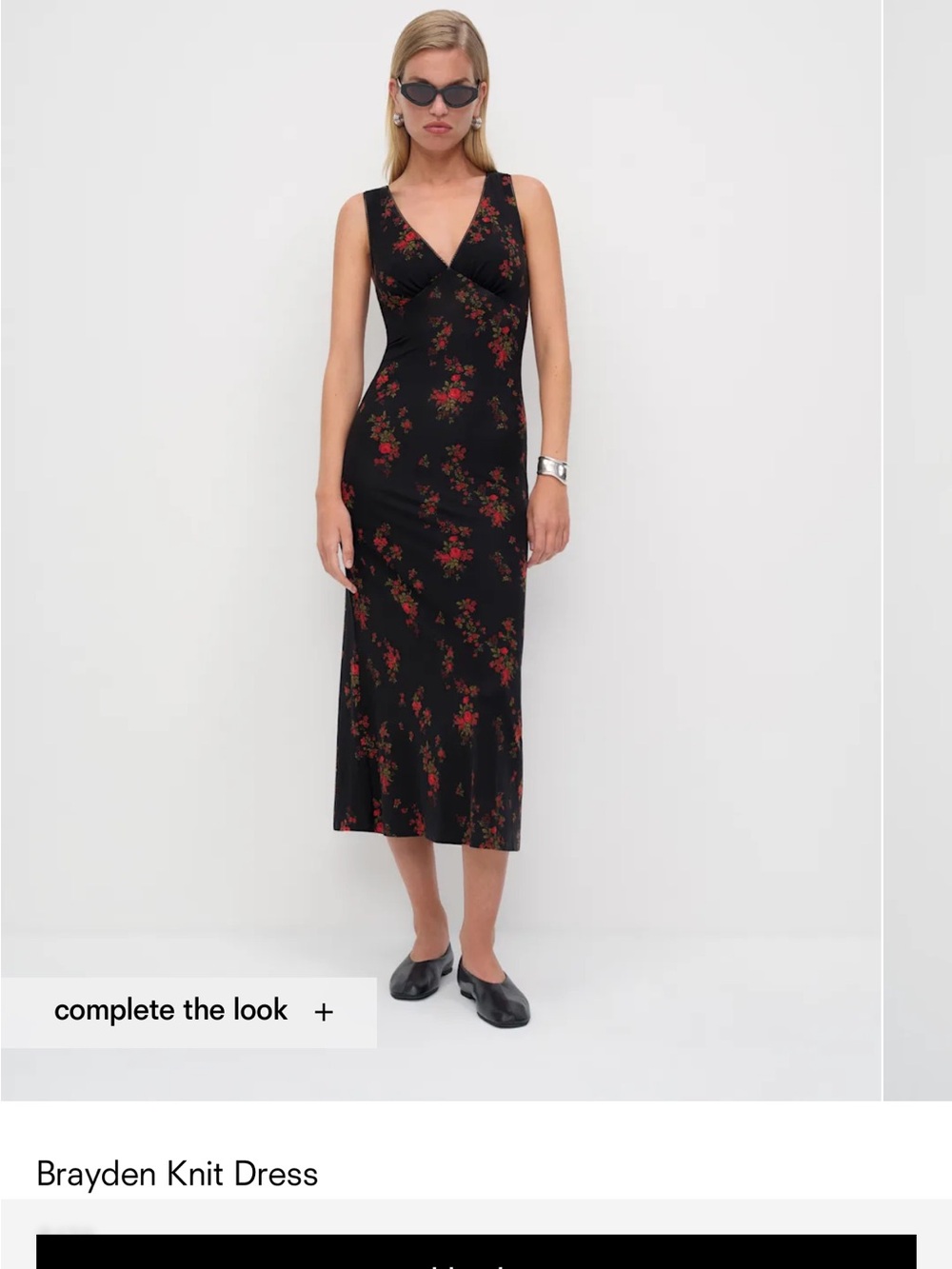 Reformation Brayden Knit Dress - bossanova size M